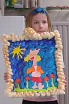 workshop schilderen of knutselen in een atelier bij een kunstenares in Tilburg of Wageningen voor kinderen