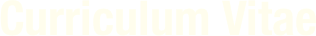 Curriculum Vitae
