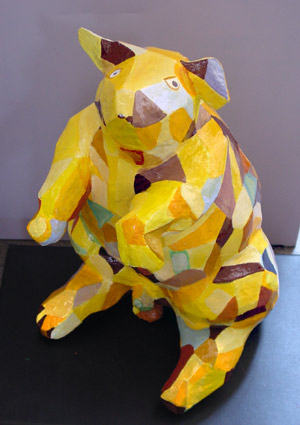 opzittend hondje