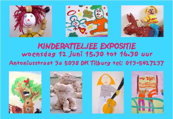 uitnodiging 12 juni 2002 kinderatteljee met werk van de kinderen 