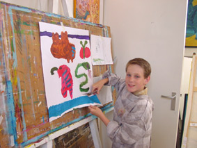 schilderen voor opa oma of de bruid