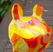 puppiehondje kunsstof beschilderd